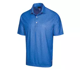 Greg Norman Mens Polo 2Below Tee Time Indigo