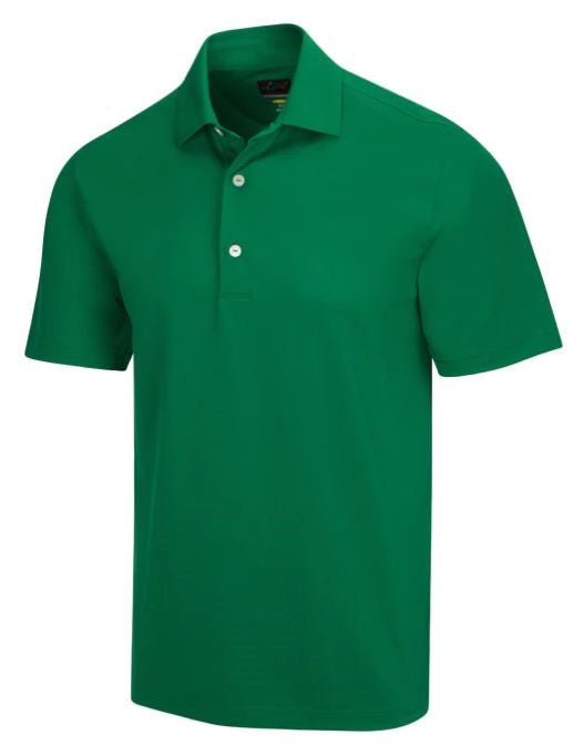 Greg Norman Mens Polo Freedom Evergreen