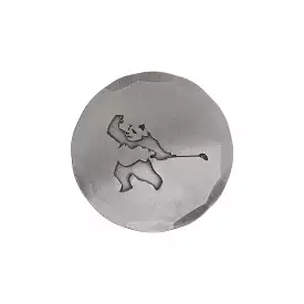 HAND FORGED X PRESS GOLF PANDA TIGER ARTISTS EDITION BALL MARK - STEEL