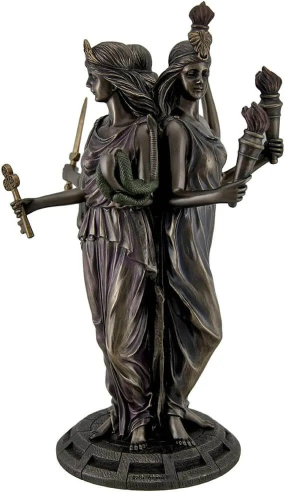 Hecate the Triple Goddess of Magic Figurine