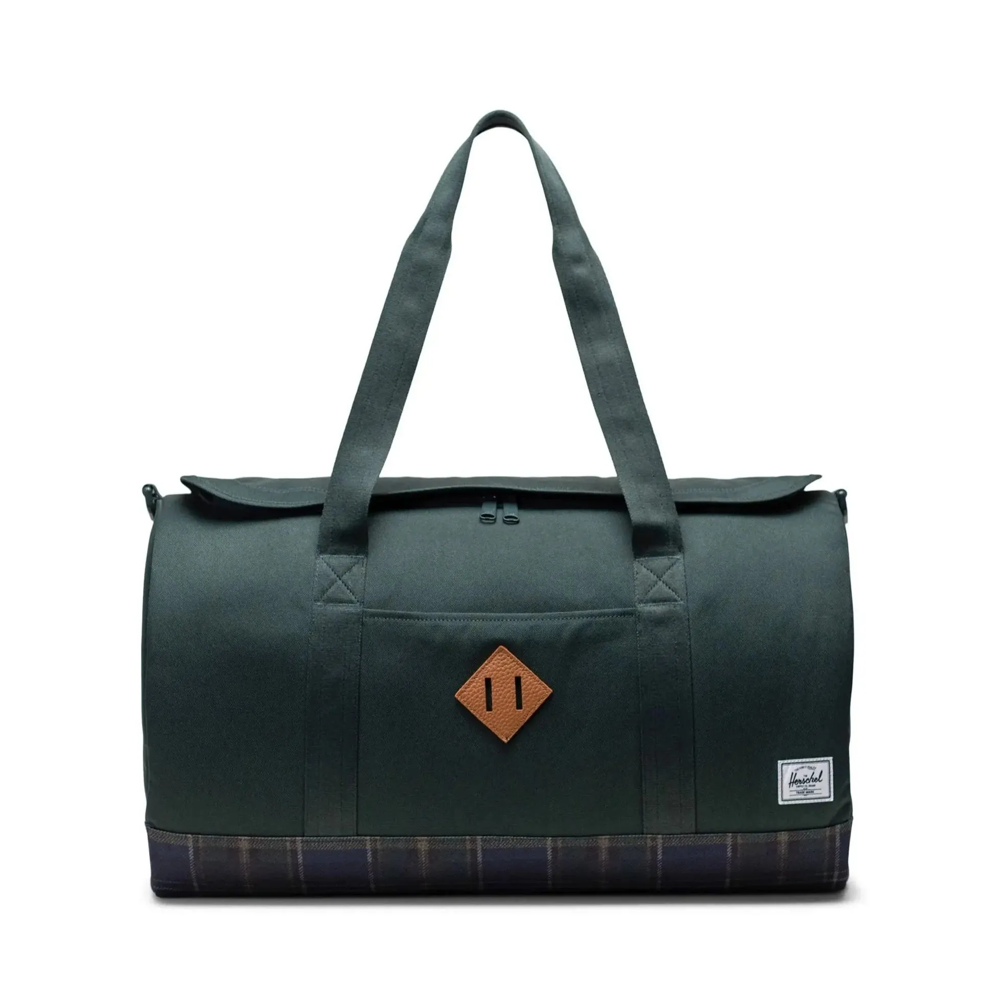 Heritage Duffle Bag (Darkest Spruce + Winter Plaid)