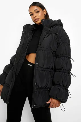 Hooded Padded Puffer Coat