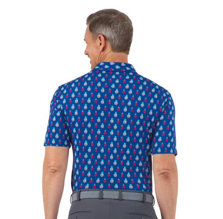 IBKUL Mens Polo Pineapple