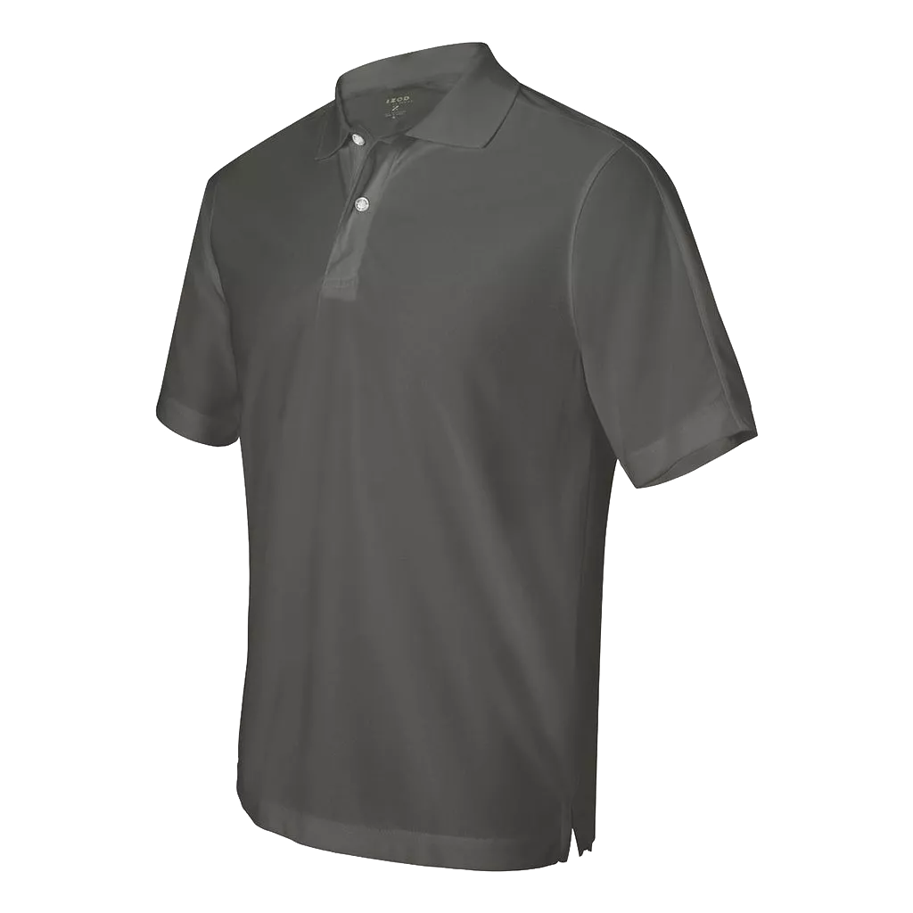 IZOD Men's Performance Golf Polo - Thunder Cloud