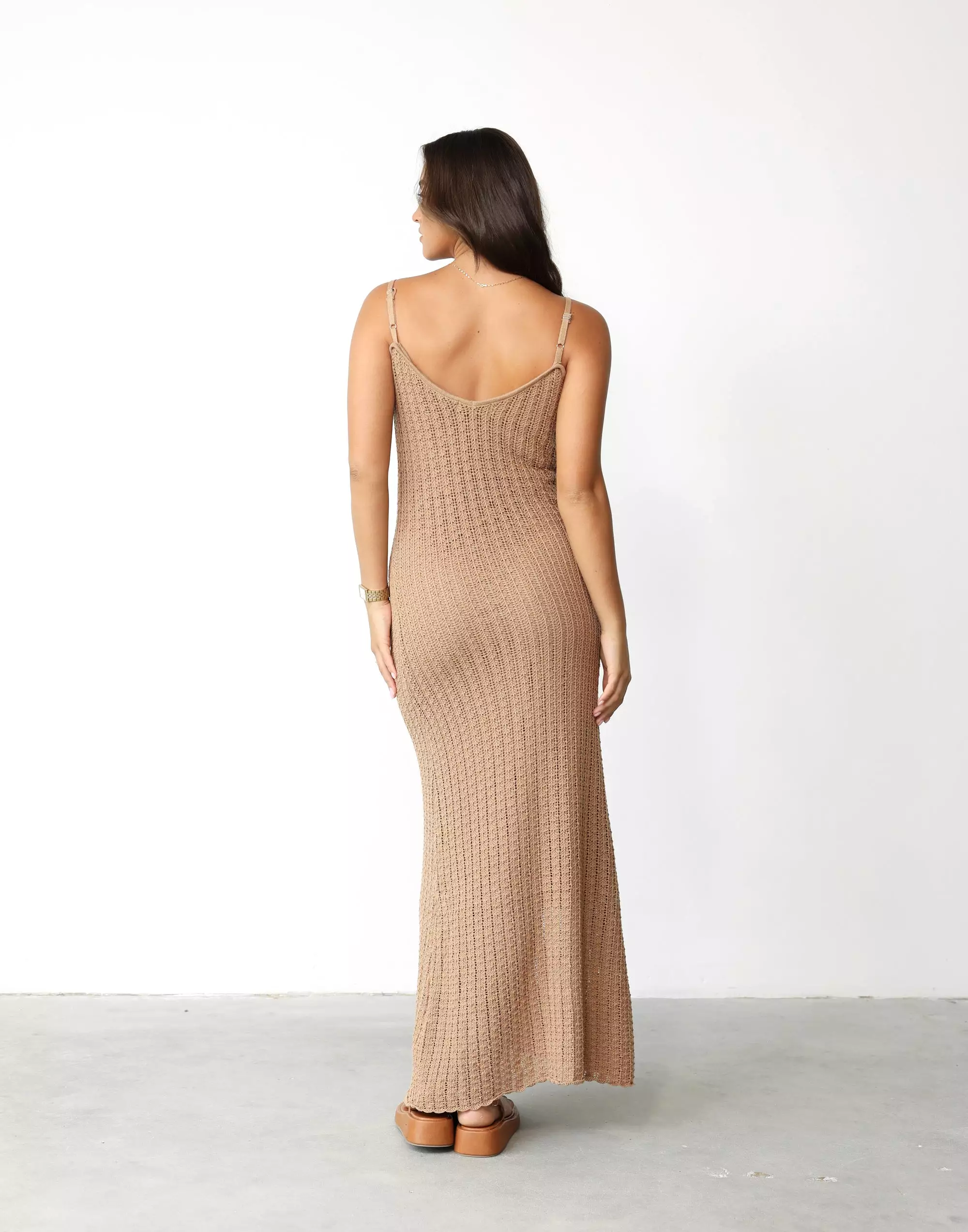 Janise Maxi Dress (Mocha)