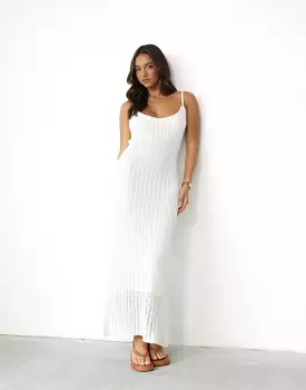 Janise Maxi Dress (White)