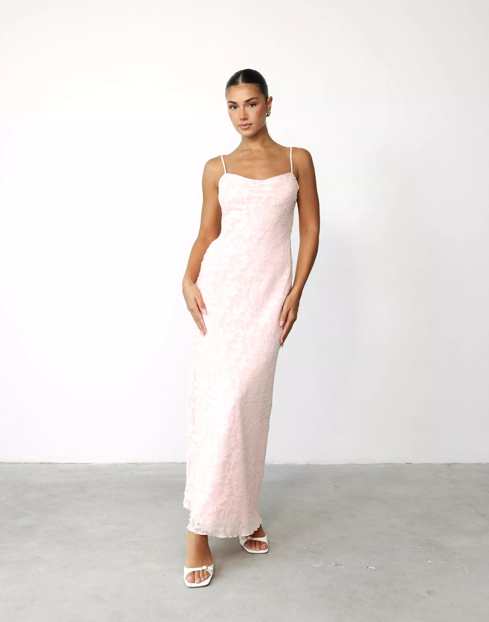 Juliet Maxi Dress (Blush)