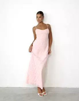 Juliet Maxi Dress (Blush)