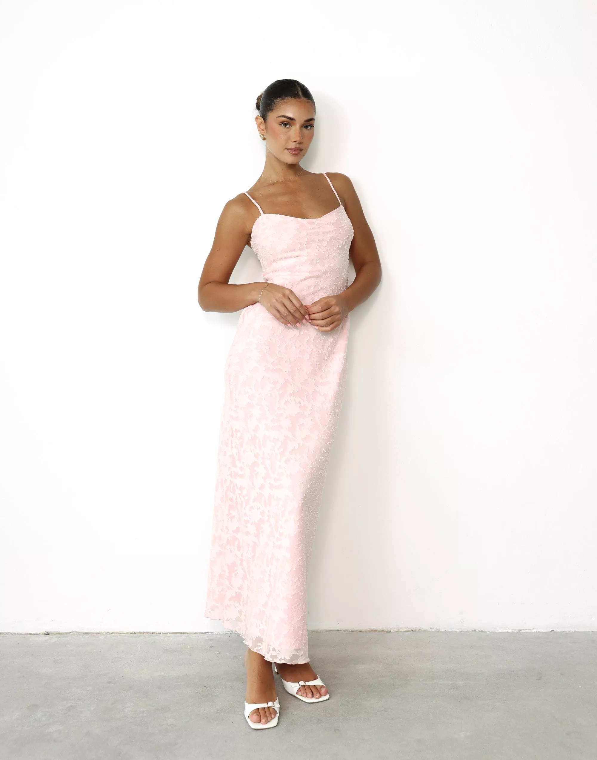 Juliet Maxi Dress (Blush)