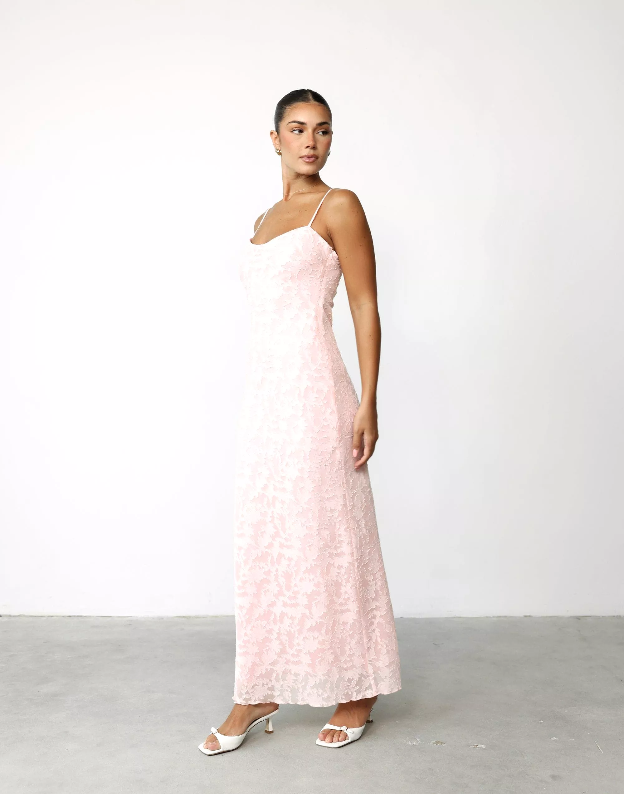 Juliet Maxi Dress (Blush)