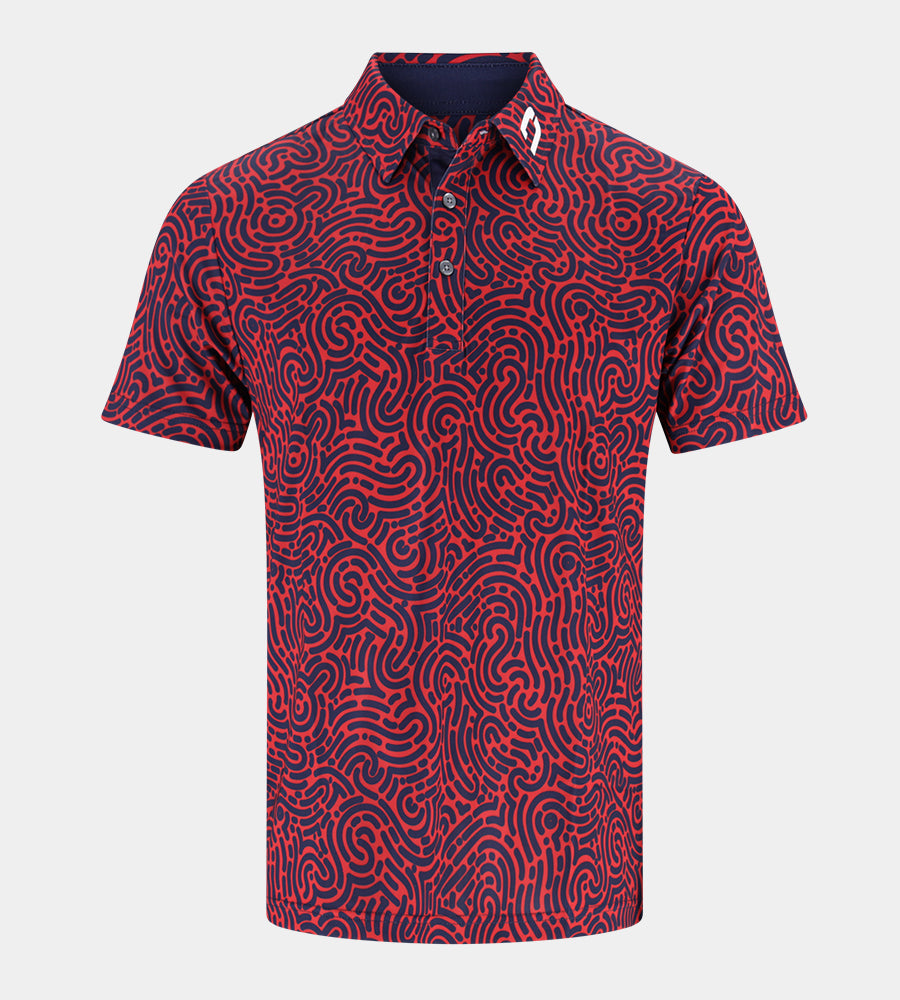 JUMBLE POLO - RED