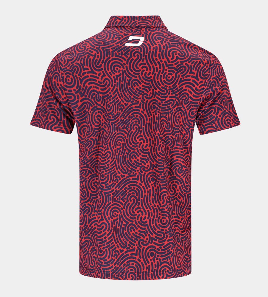 JUMBLE POLO - RED