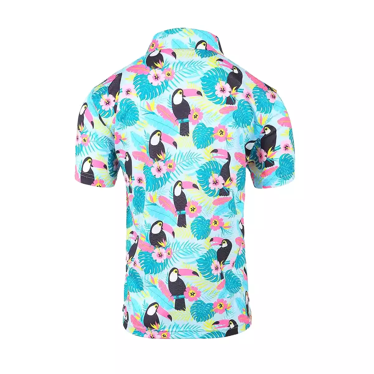 KIDS Toucan Cam Cool Tech Performance Golf Polo