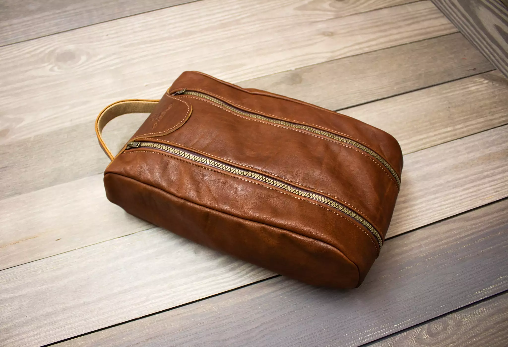 Leather Golf Shoe Bag