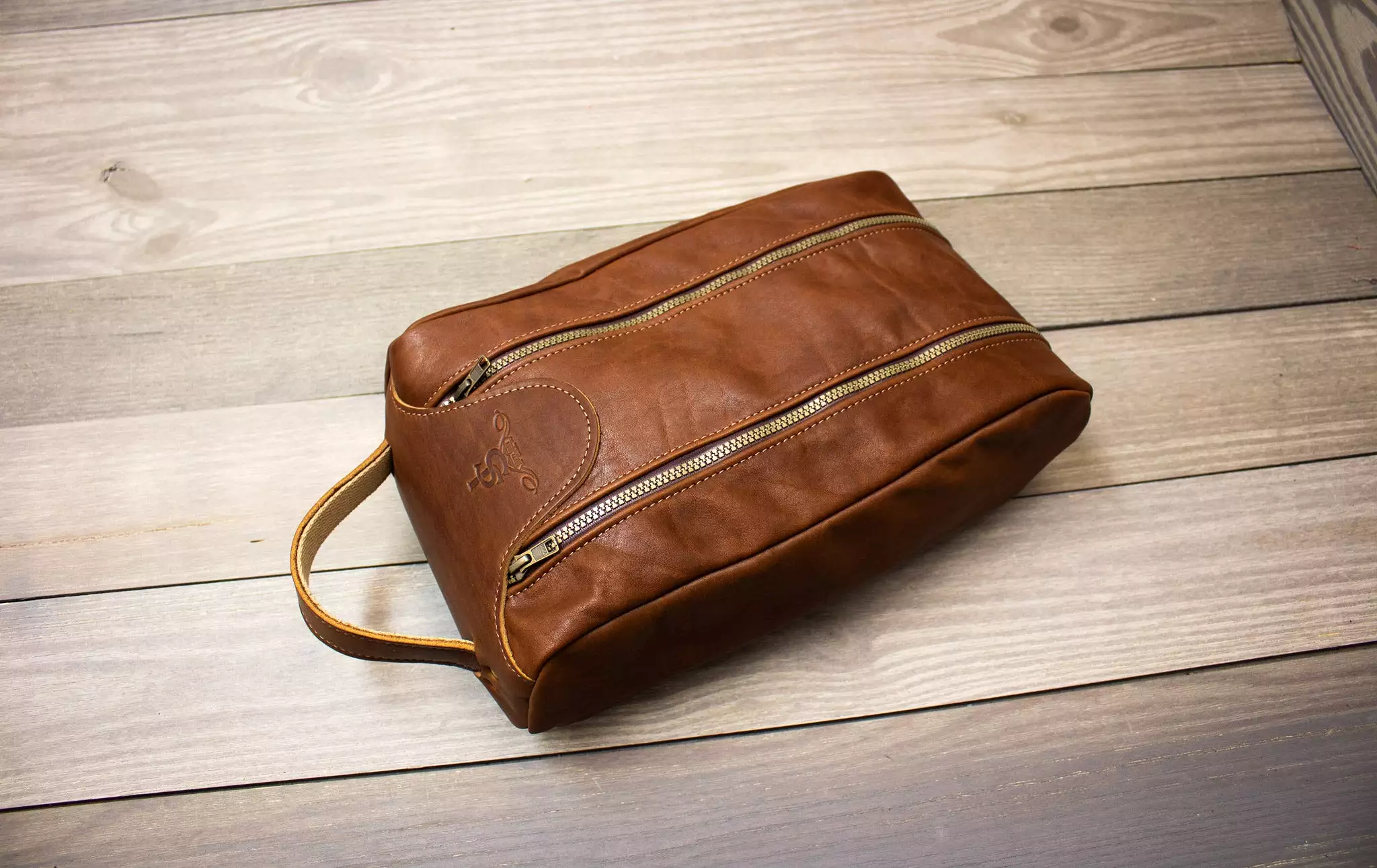 Leather Golf Shoe Bag