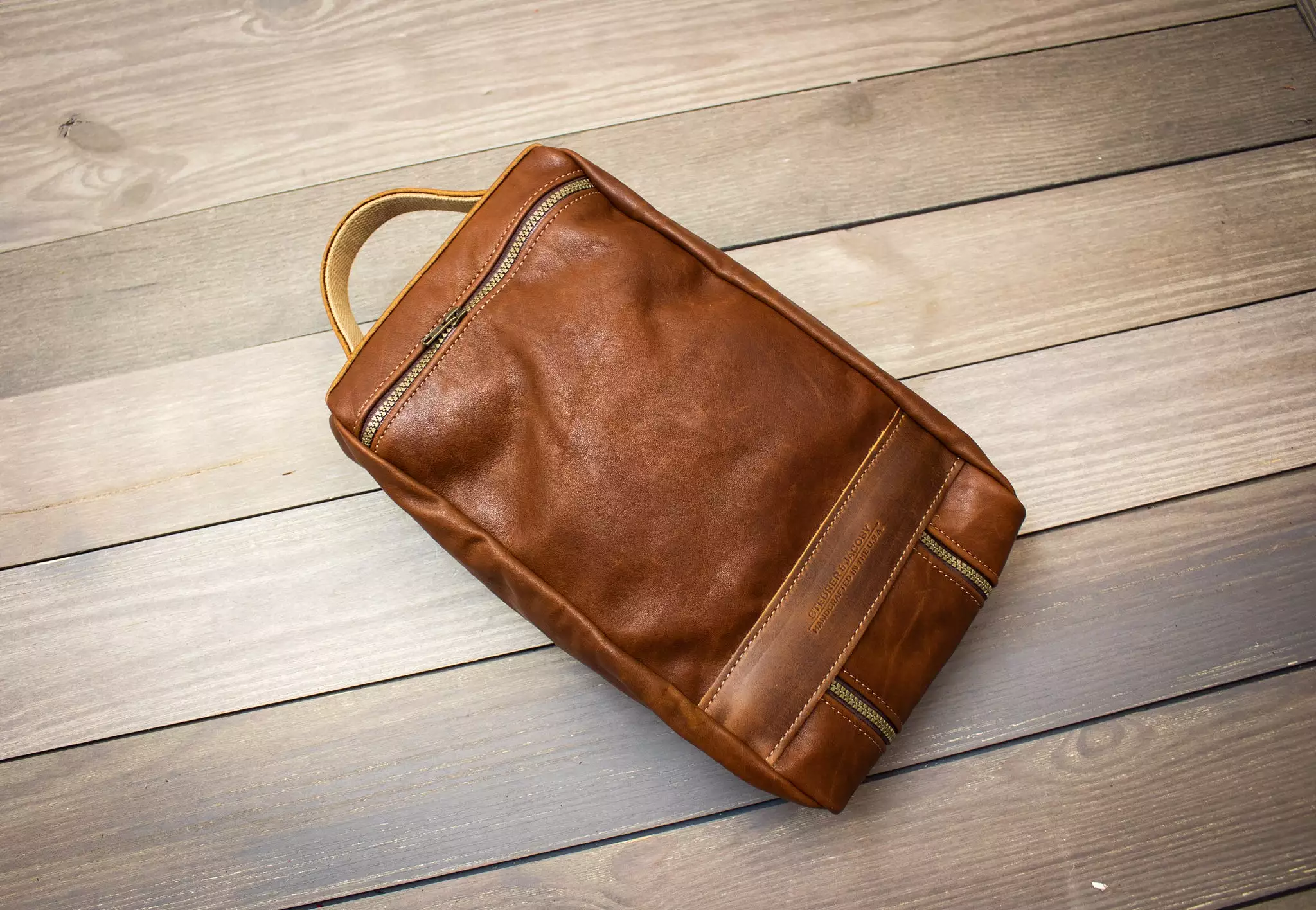 Leather Golf Shoe Bag