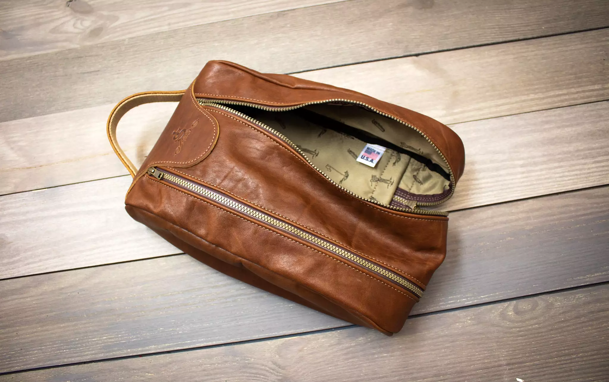 Leather Golf Shoe Bag