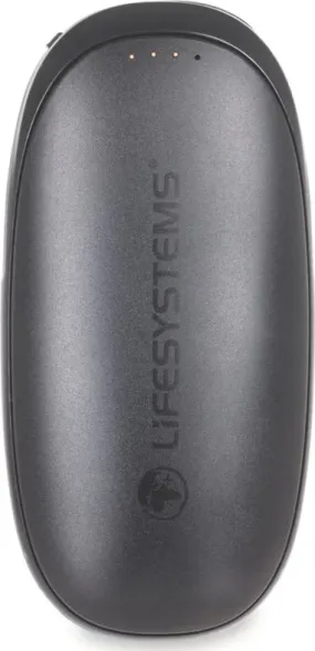 Lifesystems Rechargeable Dual Palm Handwarmer Black | Buy Lifesystems Rechargeable Dual Palm Handwarmer Black here | Outnorth