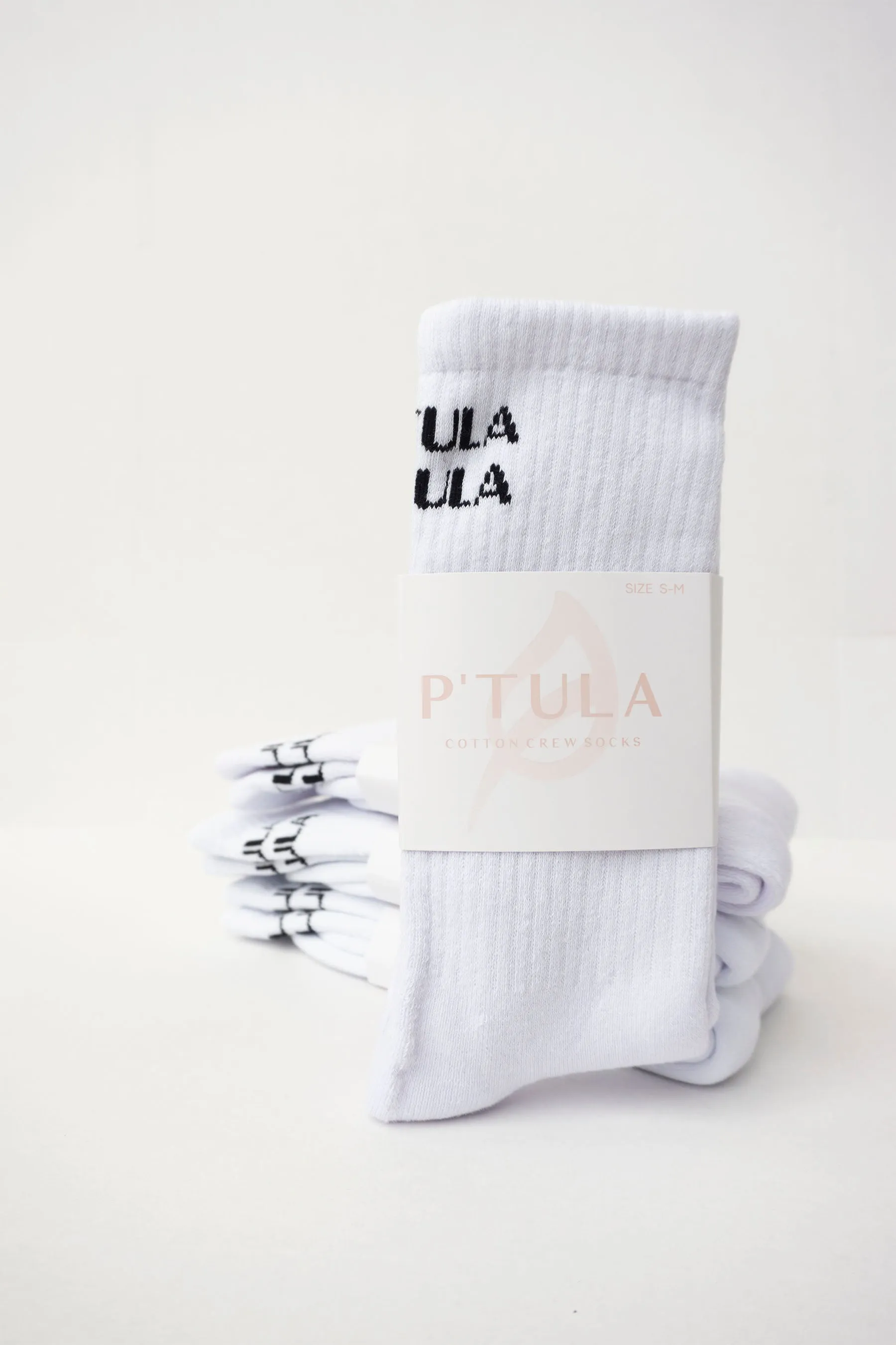 Logo Crew Sock - Black (3 Pack)