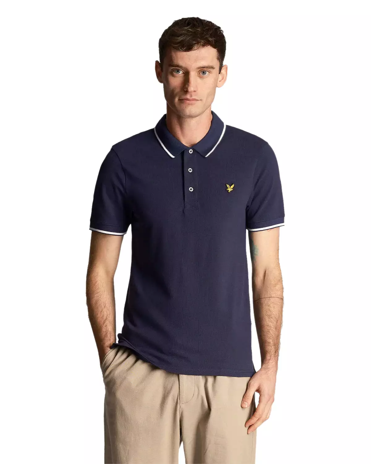 Lyle & Scott Mens Tipped Polo Shirt