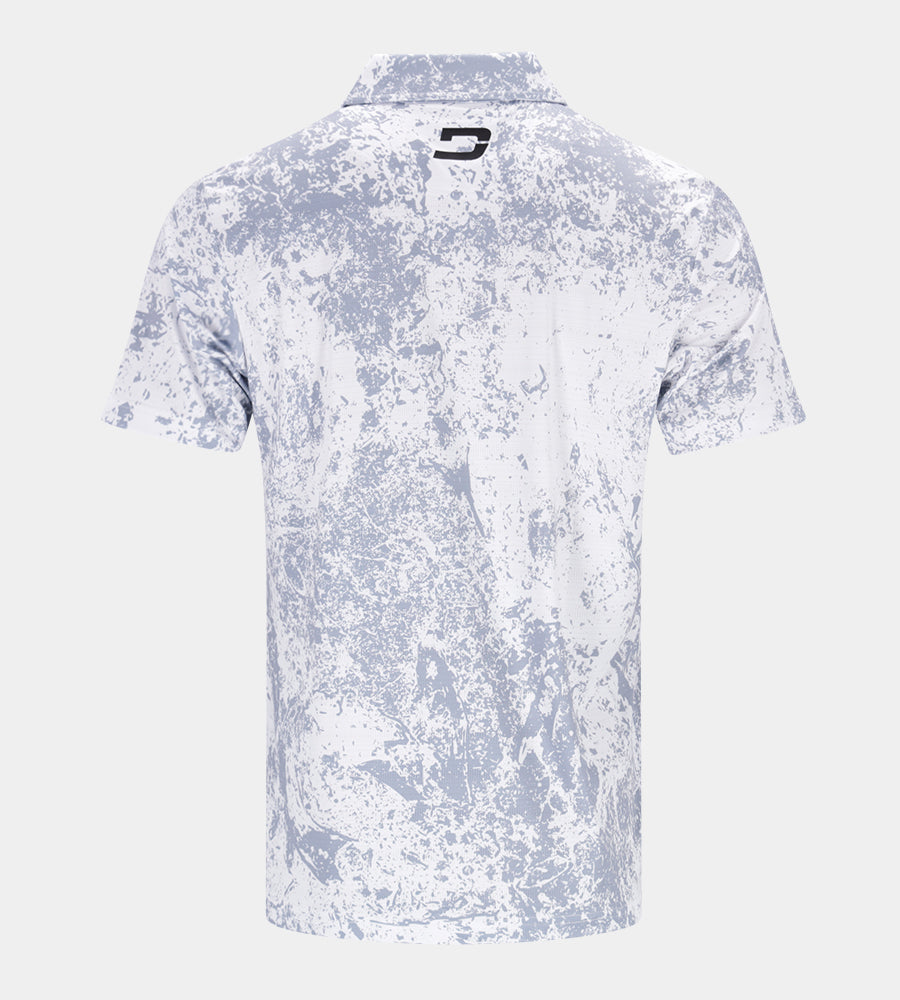 MARBLE POLO - WHITE