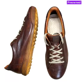 Men’s Ecco Street Premier Cleat-less Golf Shoe • Mahogany  Leather • Size 46