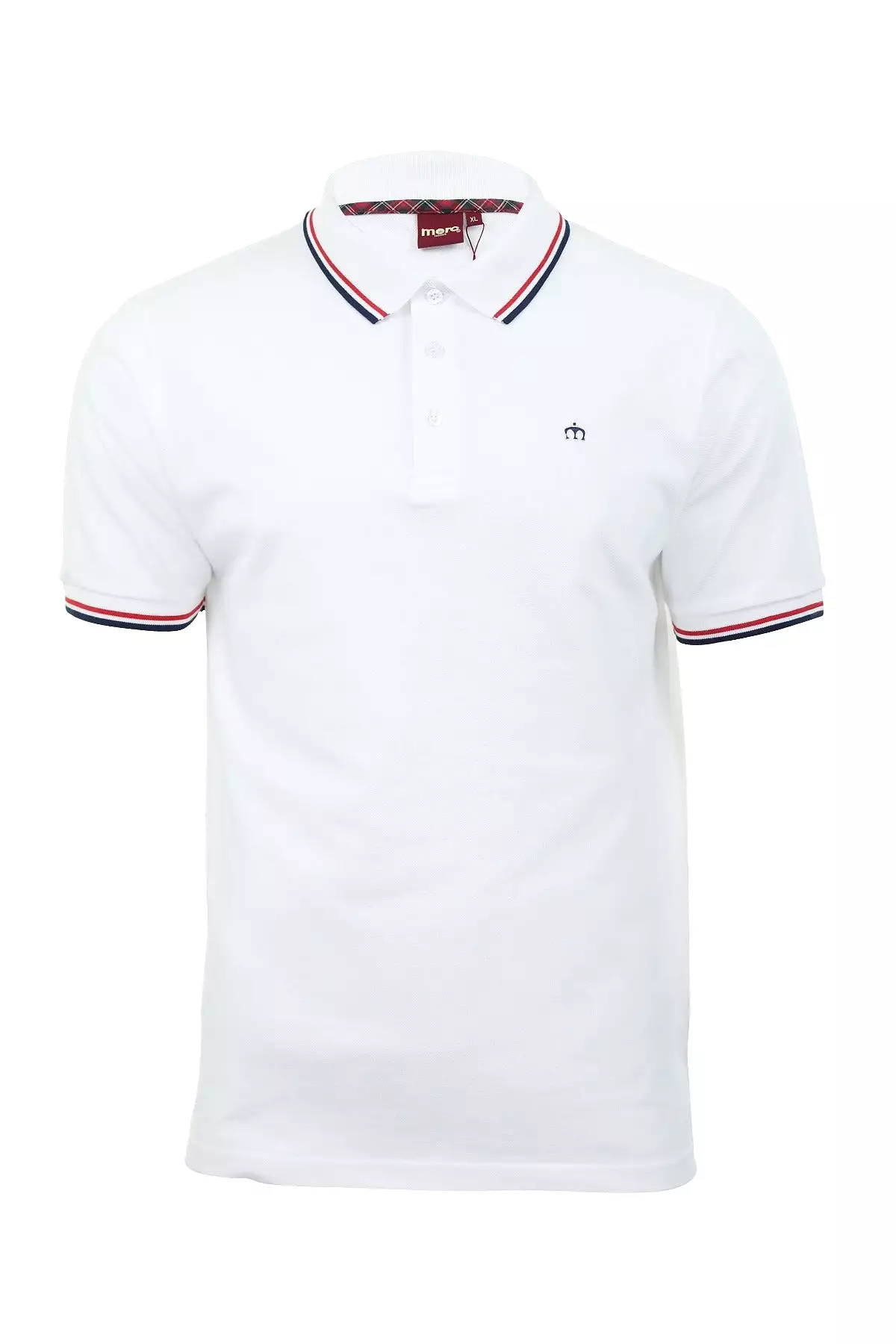 Mens Merc London 'Card' Pique Polo Shirt Mod Retro