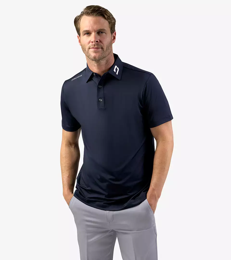 MENS PERFORMANCE GOLF POLO - NAVY