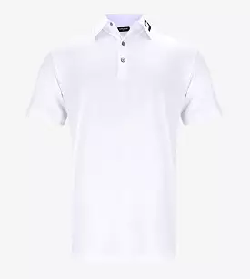 MENS PERFORMANCE GOLF POLO - WHITE