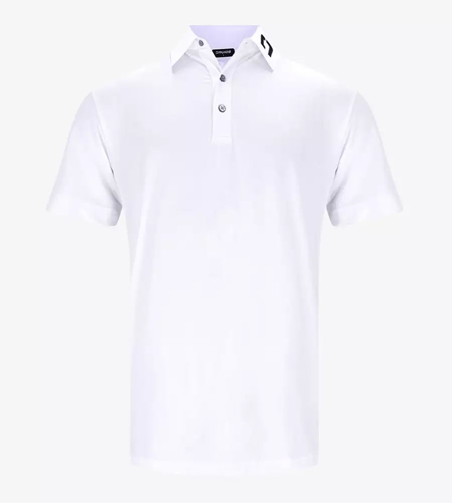 MENS PERFORMANCE GOLF POLO - WHITE