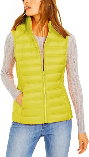 MICHAEL KORS - Outerwear Down Puffer Vest Limeade