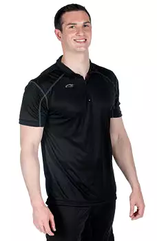 Microtech Loose Fit 1/4 Zip Polo Shirt USA Made by WSI Sports 757SOLO