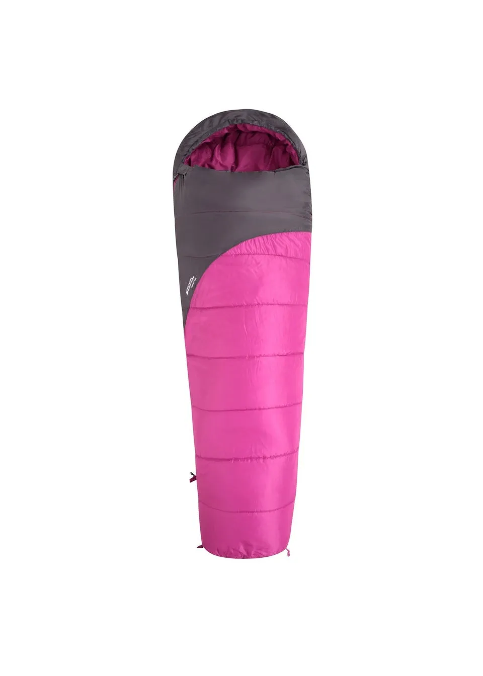 Mountain Warehouse Fuchsia Summit 250 Right Zip Winter Mummy Sleeping Bag