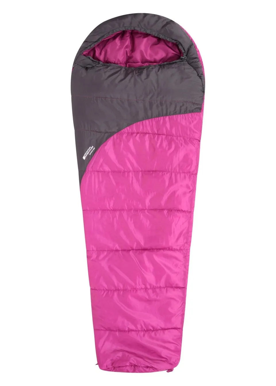 Mountain Warehouse Fuchsia Summit 250 Right Zip Winter Mummy Sleeping Bag