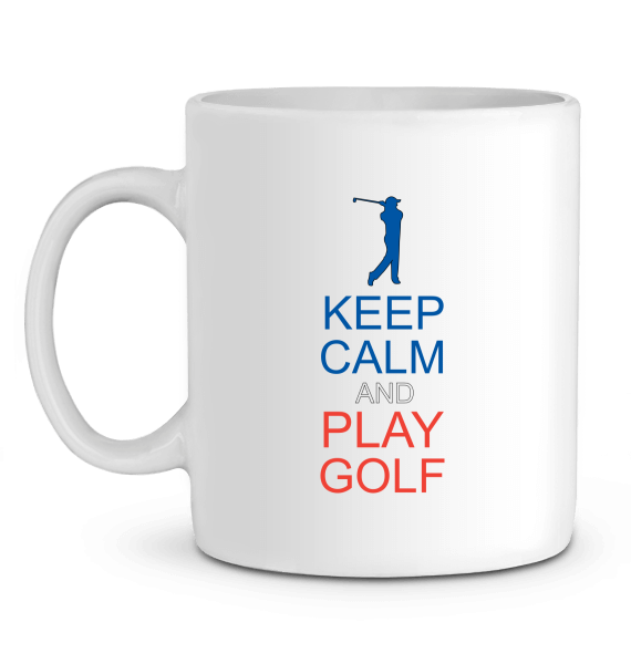 Mug KEEP CALM AND PLAY GOLF