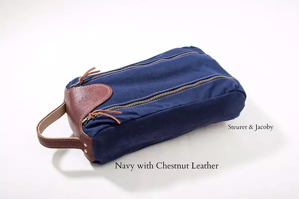 Navy Golf Shoe Bag