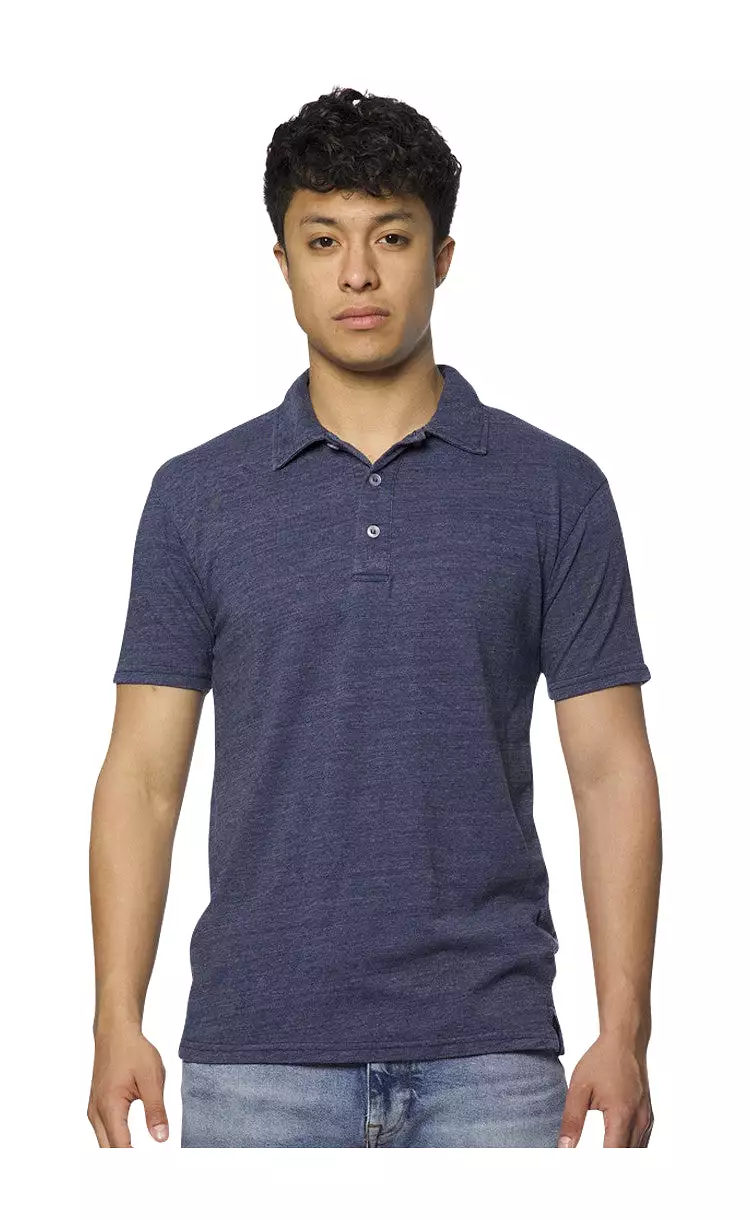 New 2-Pack Vintage Wash Triblend Polo Made in USA