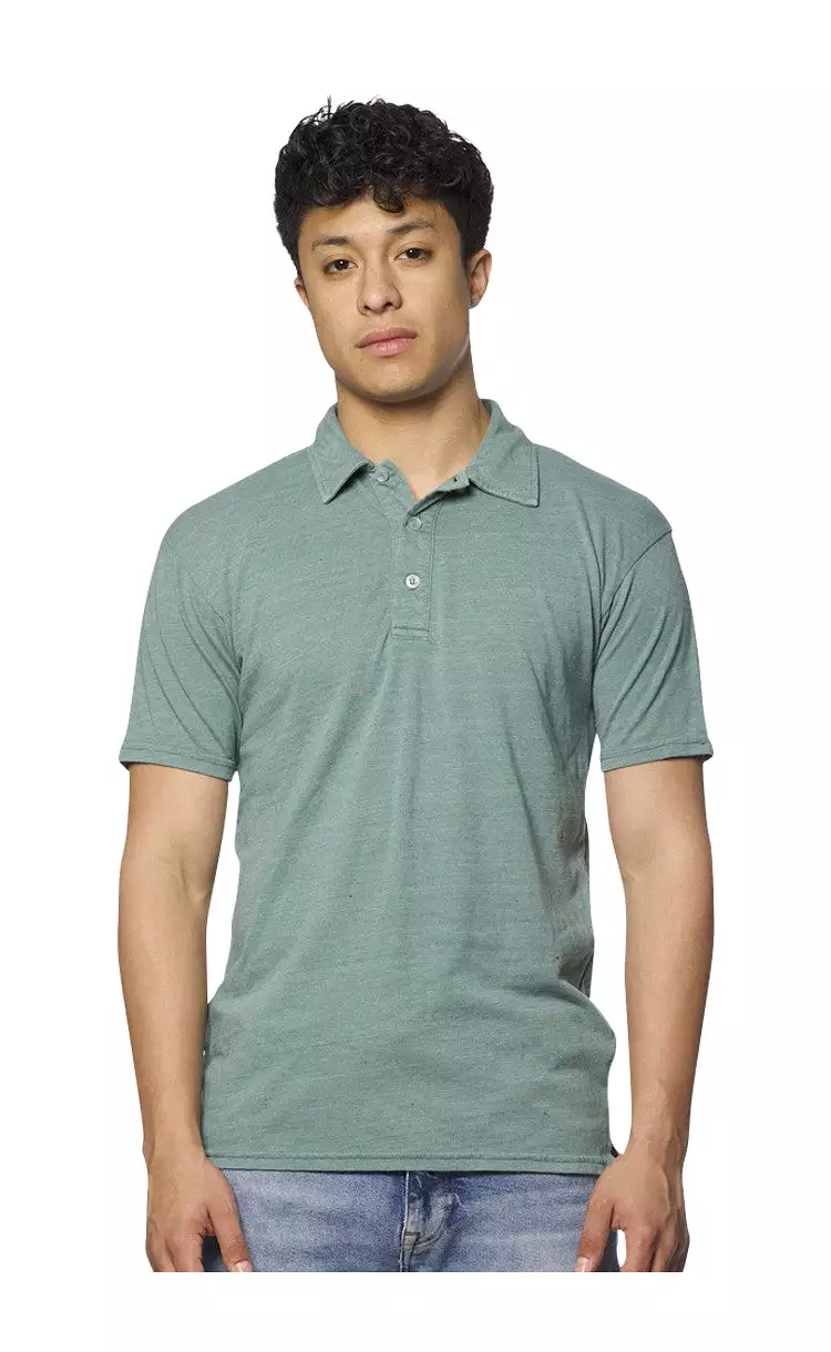 New 2-Pack Vintage Wash Triblend Polo Made in USA