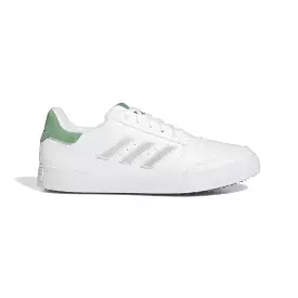 NEW adidas Retrocross 24 Spikeless Golf Shoes - White/Preloved Green