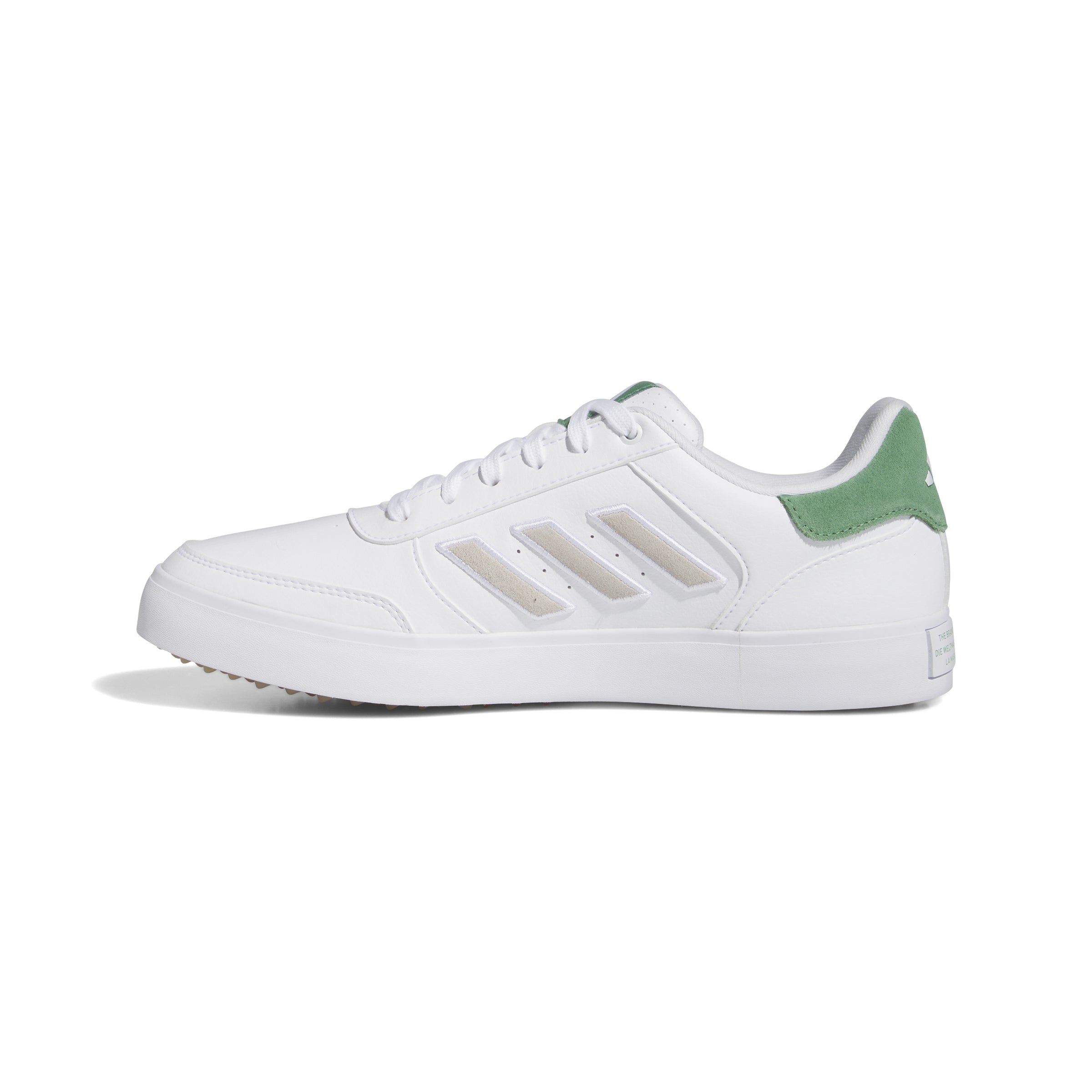 NEW adidas Retrocross 24 Spikeless Golf Shoes - White/Preloved Green