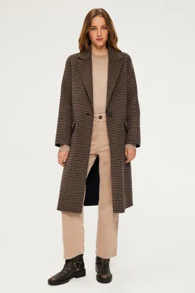 PabloLUNIE WOOL CHECK OVERCOAT