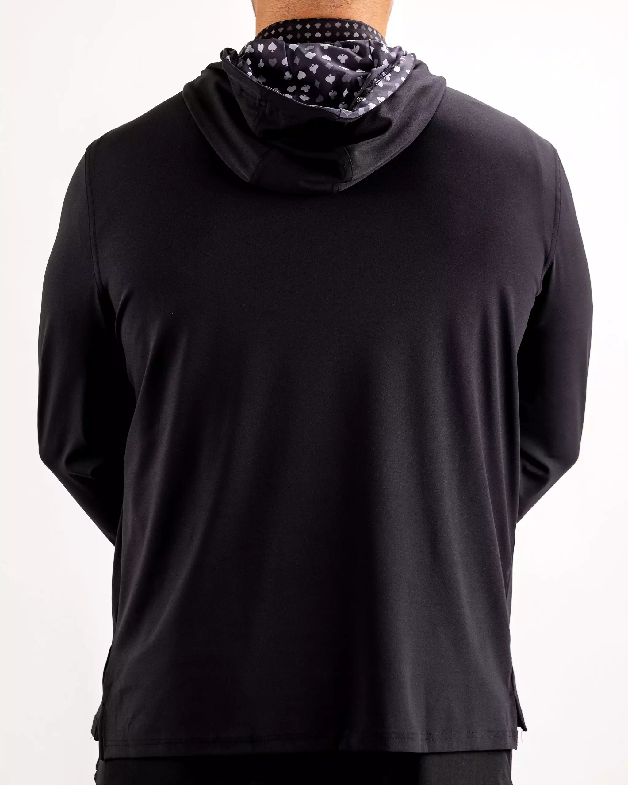 Performance Golf Hoodie - Black Flush