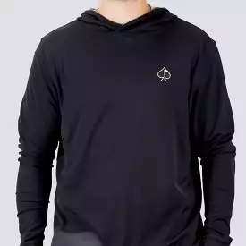 Performance Golf Hoodie - Black Flush