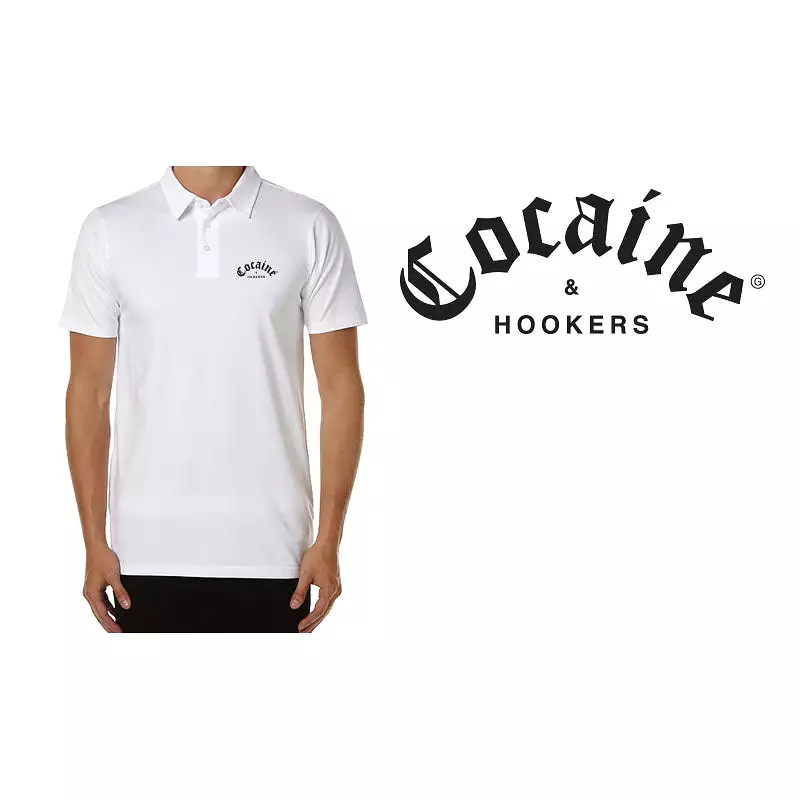 Performance Golf Polo Cocaine & Hookers