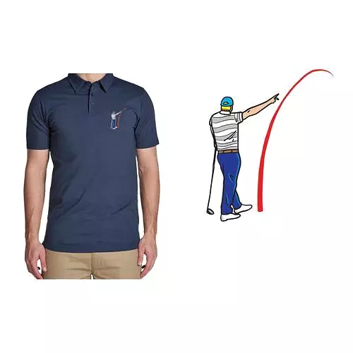 Performance Golf Polo G.O.A.T Mad Slicer