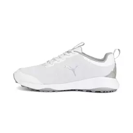 Puma Fusion Pro Men's Spikeless Golf Shoes - White