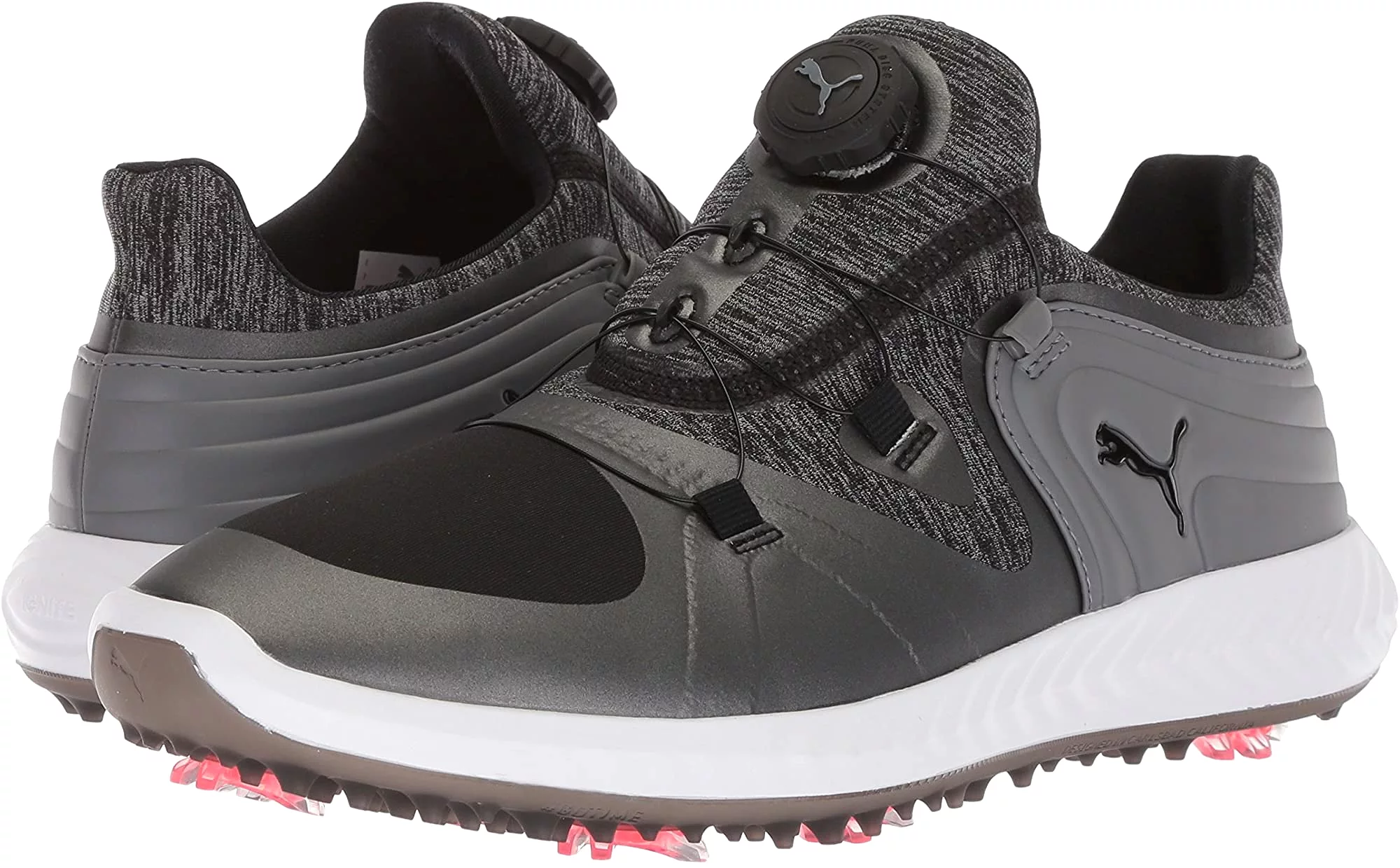 Puma Ignite Blaze Sport Disc Black/Grey Women's Golf Shoe 19058502