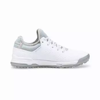 Puma PROADAPT ALPHACAT White/Silver/Pink Women's Golf Shoe 376157 01