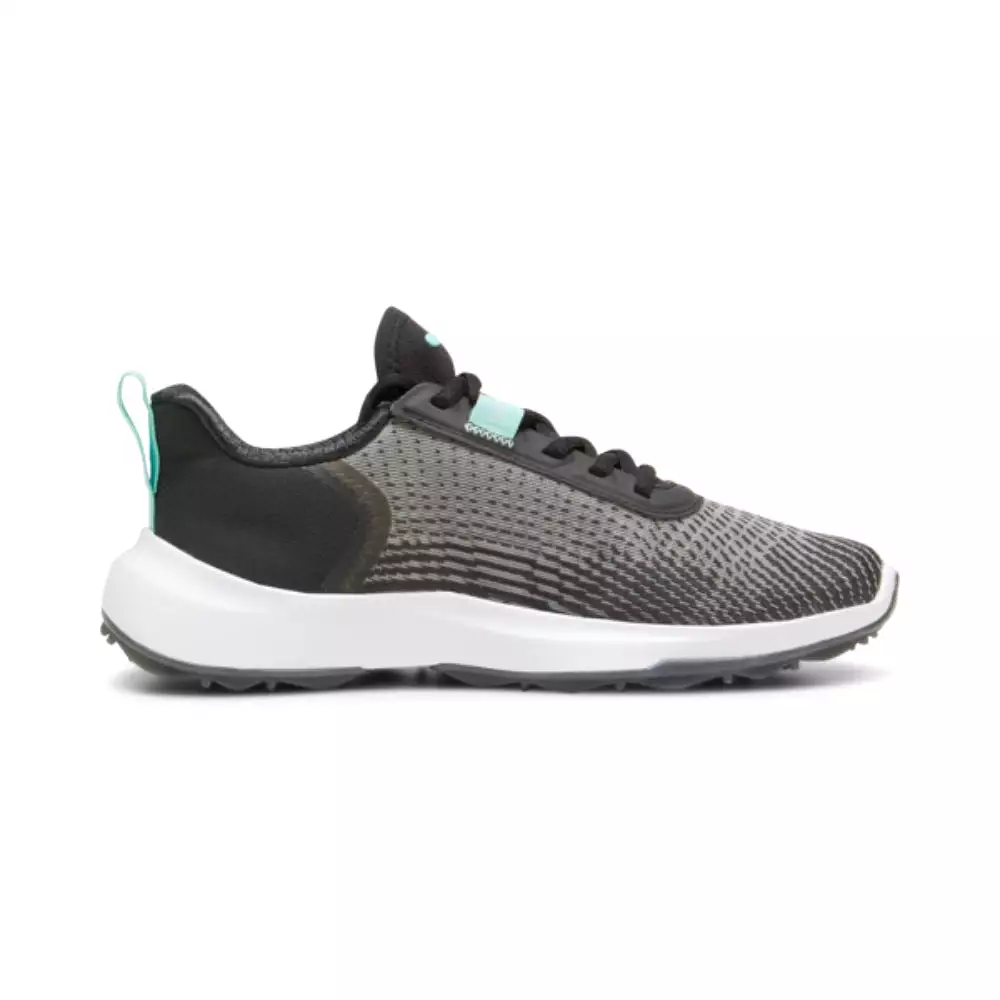 Puma Women's FUSION CRUSH SPORT Spikeless Golf Shoe - Puma Black/Mint