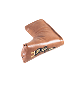 Redan putter cover in Chestnut Leather Pennant Logo